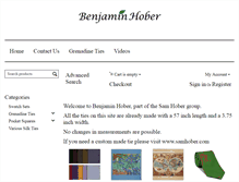 Tablet Screenshot of benjaminhober.com